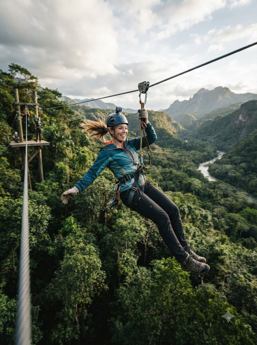 Flying the canopy line