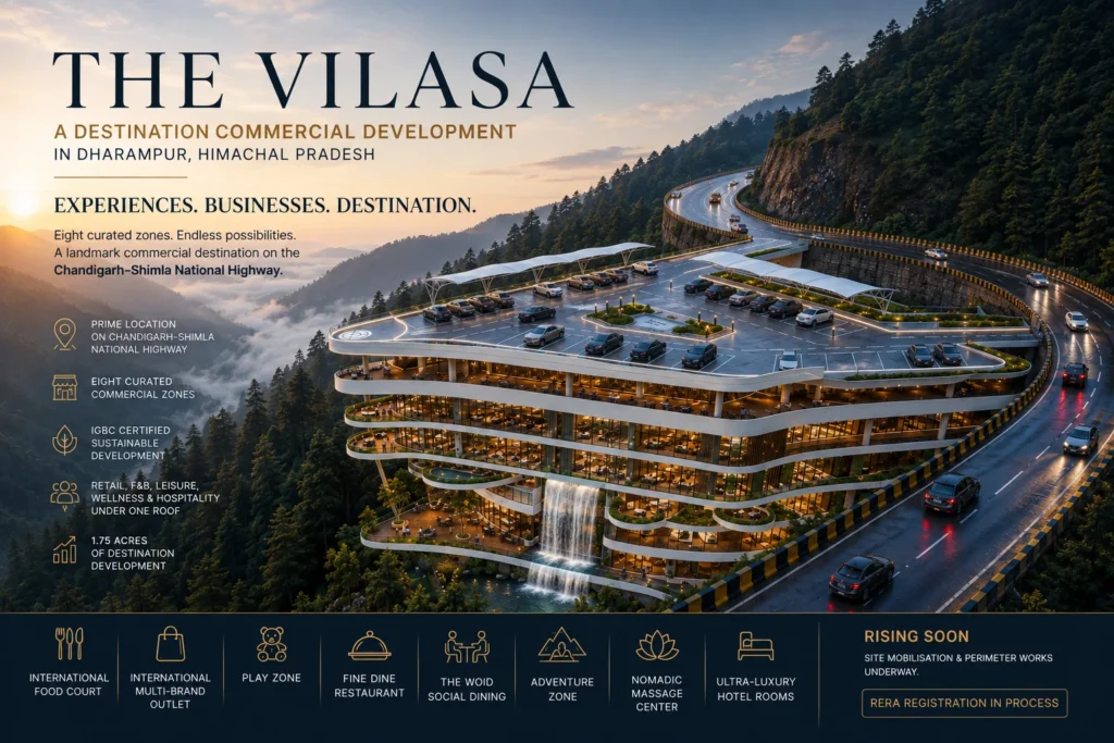 The Vilasa: A Destination Commercial Development in Dharampur, Himachal Pradesh